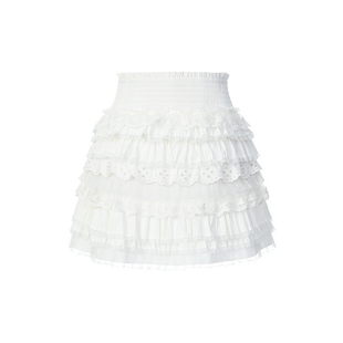 【明星同款】lefame拉飞姆官方直营芭蕾风蛋糕裙半身短裙女高腰