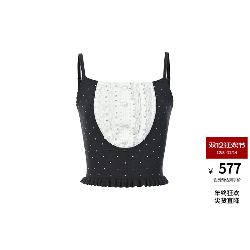 LEFAME复古精致吊带背心