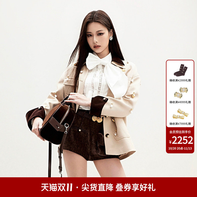 lefame拉飞姆春秋百搭巴恩风高级感风衣外套女