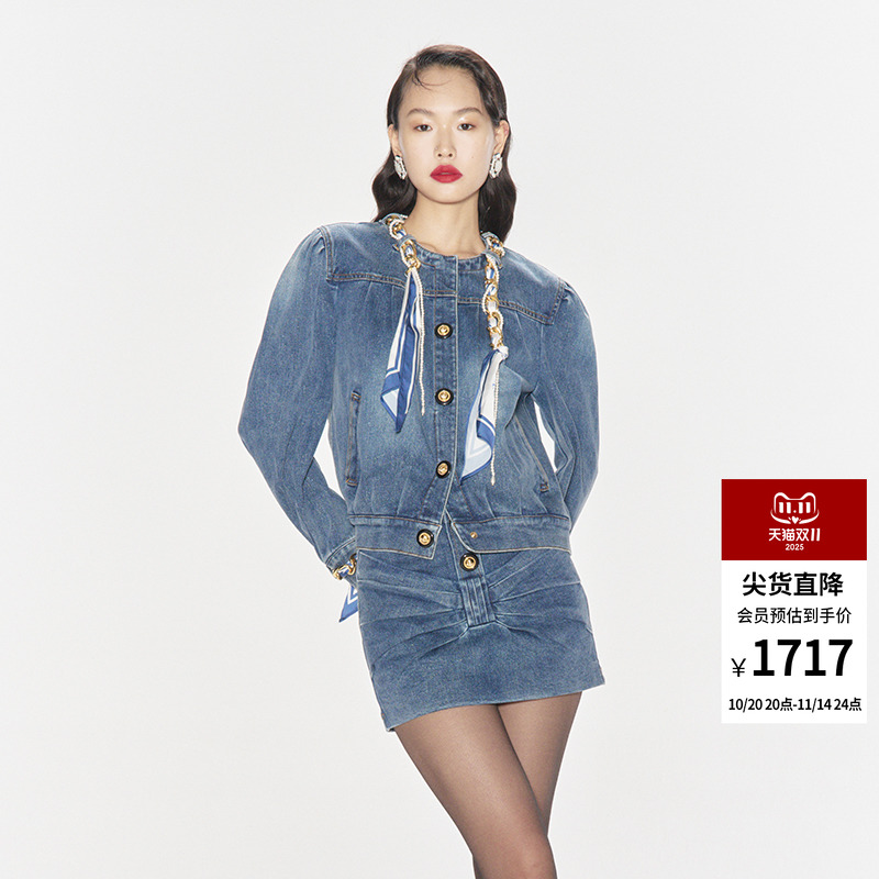 LEFAME复古宽肩款式外套