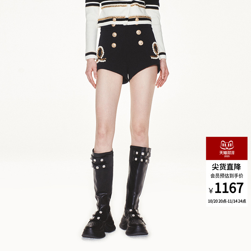 小A型lefame短款斜纹短裤