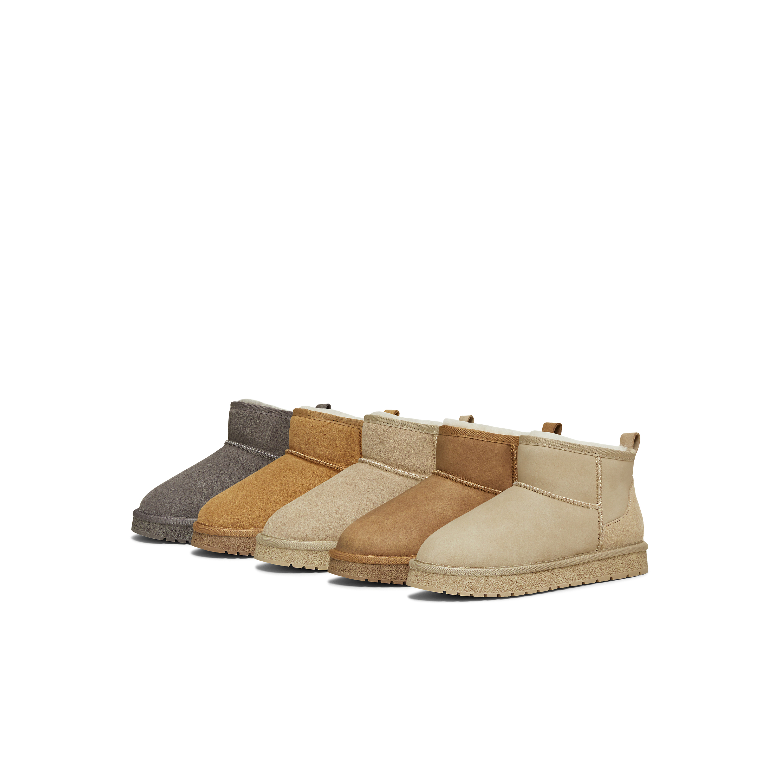 天美意户外厚底加绒保暖雪地靴棉鞋女复古短靴2025冬新款CNA43DD5