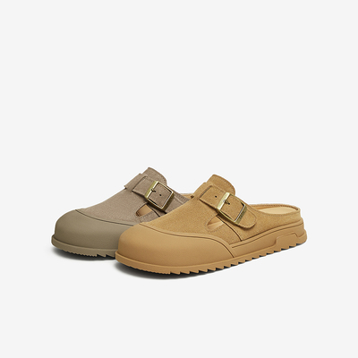 TATA他她复古包头拖鞋女鞋厚底休闲外穿凉鞋2025夏季新款SPP01BH5