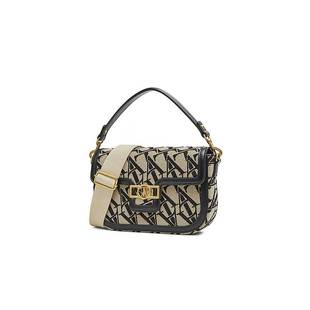 TATA他她复古老花马鞍包女包包腋下小方包单肩包2025新款X3406AX5