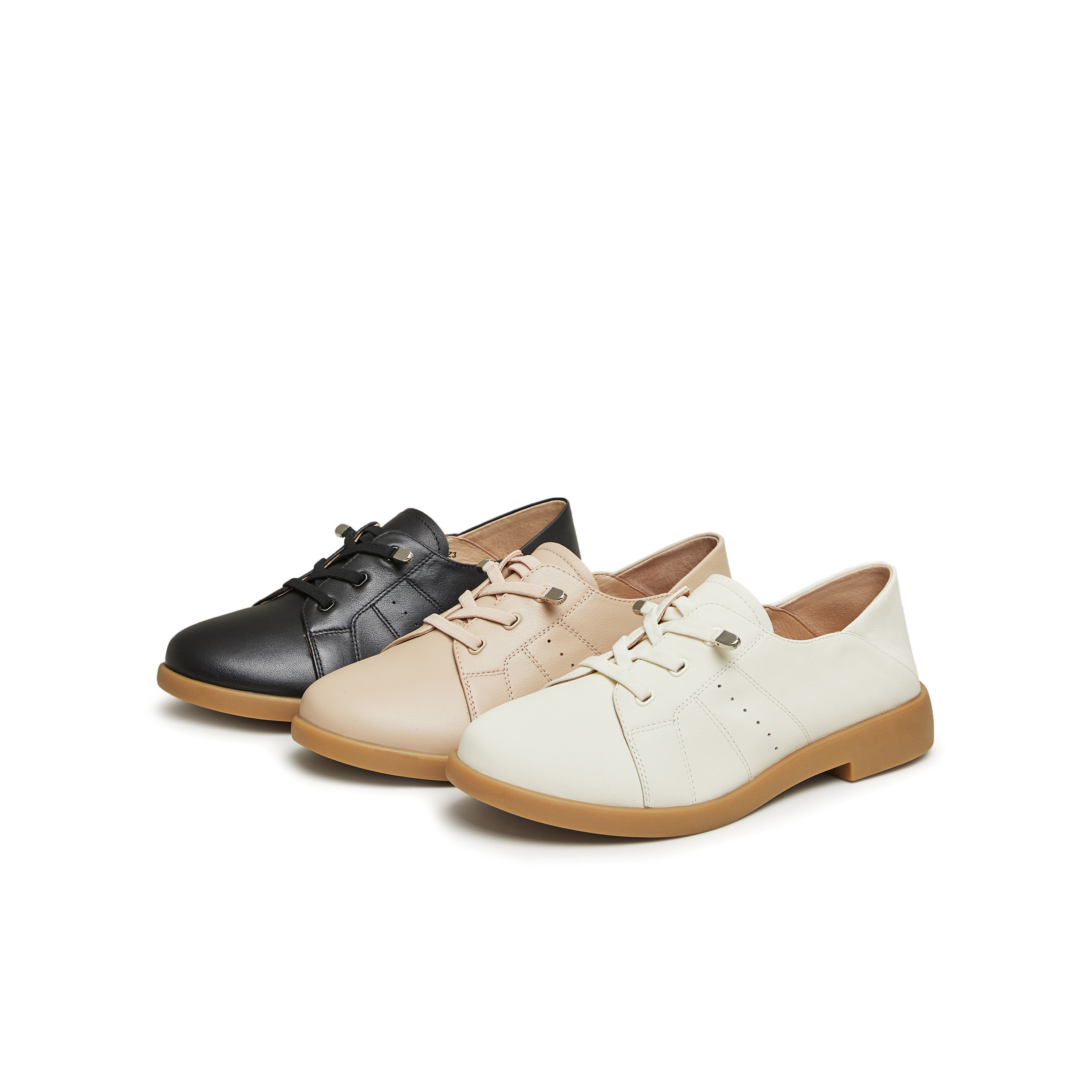 天美意休闲英伦小皮鞋平底鞋女一脚蹬复古单鞋2024春新款CCJ51AM4,女鞋,深口单鞋,淘宝优惠券,粉丝福利购,淘宝优惠卷