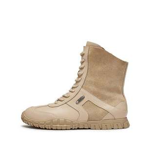 思加图2025新款 靴女皮靴EHV13DD5 复古棕色运动靴短靴显瘦时装