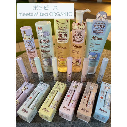 现货 日本Mitea Organic宝可梦有机护肤洗面奶卸妆油爽肤水润唇膏