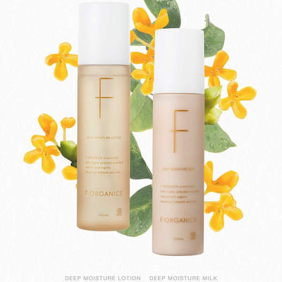现货日本F Organics金木犀桂花香深度补水滋润不粘腻爽肤水护肤乳