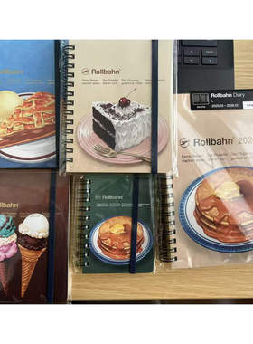 现货！日本Rollbahn 复古甜点系列笔记本 口袋本 L码 M码