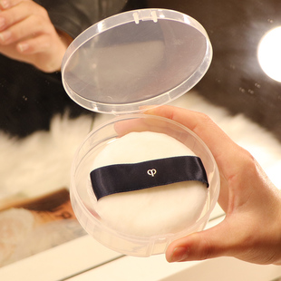 CPB粉扑盒子空盒气垫散粉扑分装盒 塑料首饰收纳盒大号便携首饰盒