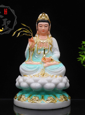 观音大士救苦救难保平安汉白玉