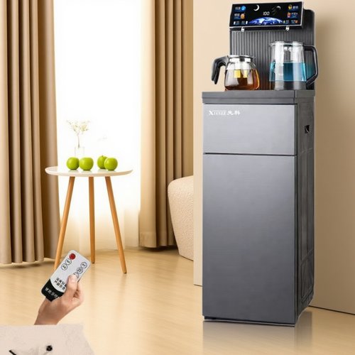 先科茶吧机家用立式饮水机下置水桶冷热多功能语音全自动2025新款