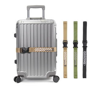 探界者DSIGN双卡扣行李箱绑带一字打包带安全固定托运防爆束紧绳