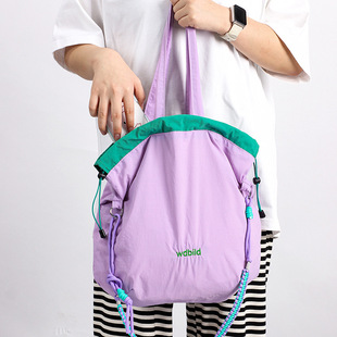 探界者DSIGN多巴胺撞色单肩包斜挎包防水轻便色小众休闲包