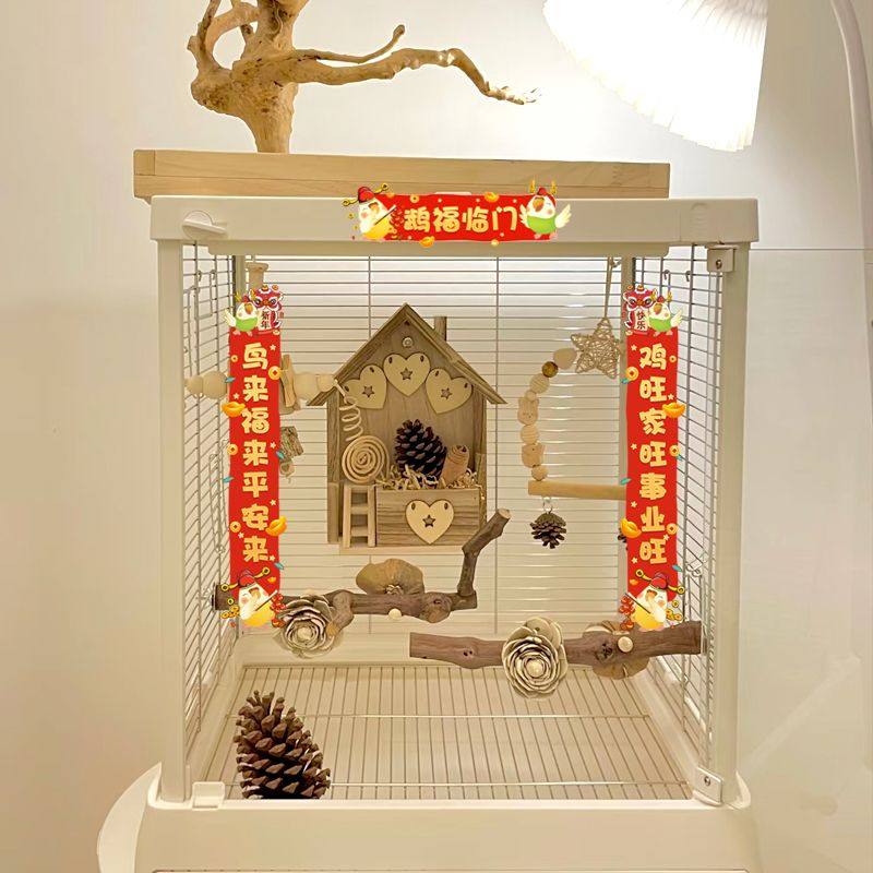 鹦鹉对联新年春联鸟笼对联自带背胶装饰贴纸鹦鹉玩具鸟用品大全,宠物/宠物食品及用品,鸟禽其他,淘宝优惠券,粉丝福利购,淘宝优惠卷