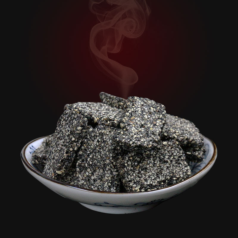 胖姐黑芝麻糖手工芝麻糖酥片250g安徽黑芝麻糖零食芝麻酥老式糕点