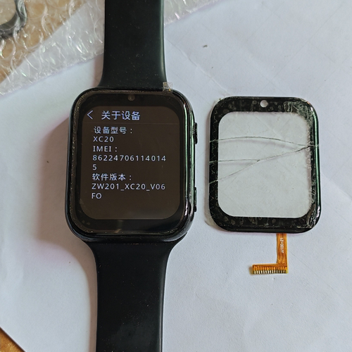 适用JJ100-Z1手表外屏更换表带JMK-F6西萌守护XC20/ZW201手表屏