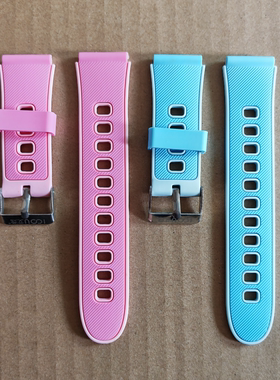 通用款手表带A78+M60+K12儿童电话手表表带20MM表带蓝色粉色2CM