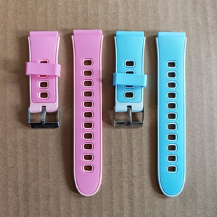 K12儿童电话手表表带20MM表带蓝色粉色2CM M60 通用款 手表带A78