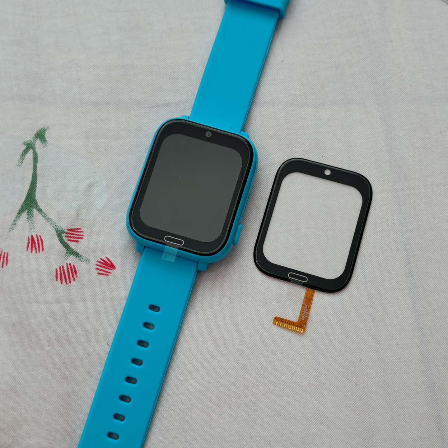 适用好乐普F6手表屏幕换外屏LT55磁吸充电线手表原装触摸屏Q971A