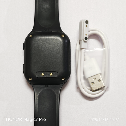 适用上学派华米1s子藤园电话手表磁吸充电器线USB数据线两针触点