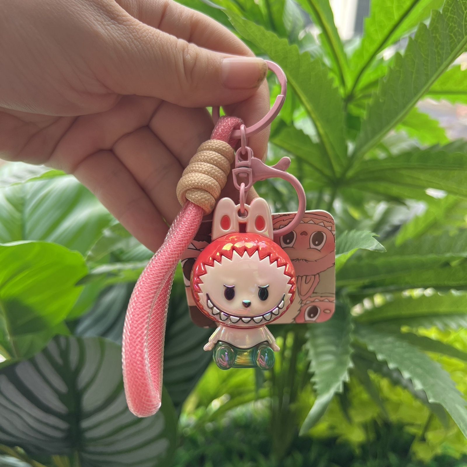 彩扣卡通拉布系列钥匙扣可爱书包学生挂饰挂件配饰少女闺蜜礼物