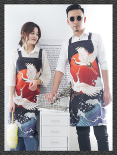韩版 围裙家用厨房女时尚 可爱大号围腰创意日系公主加大男北欧风