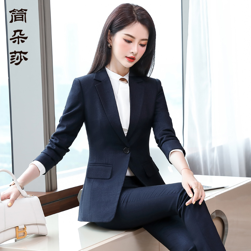 商务银行工装时尚女士西服