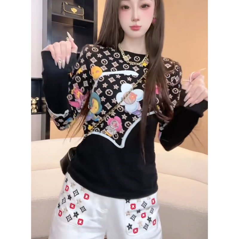 打底衫小众修身洋气加绒别致潮牌