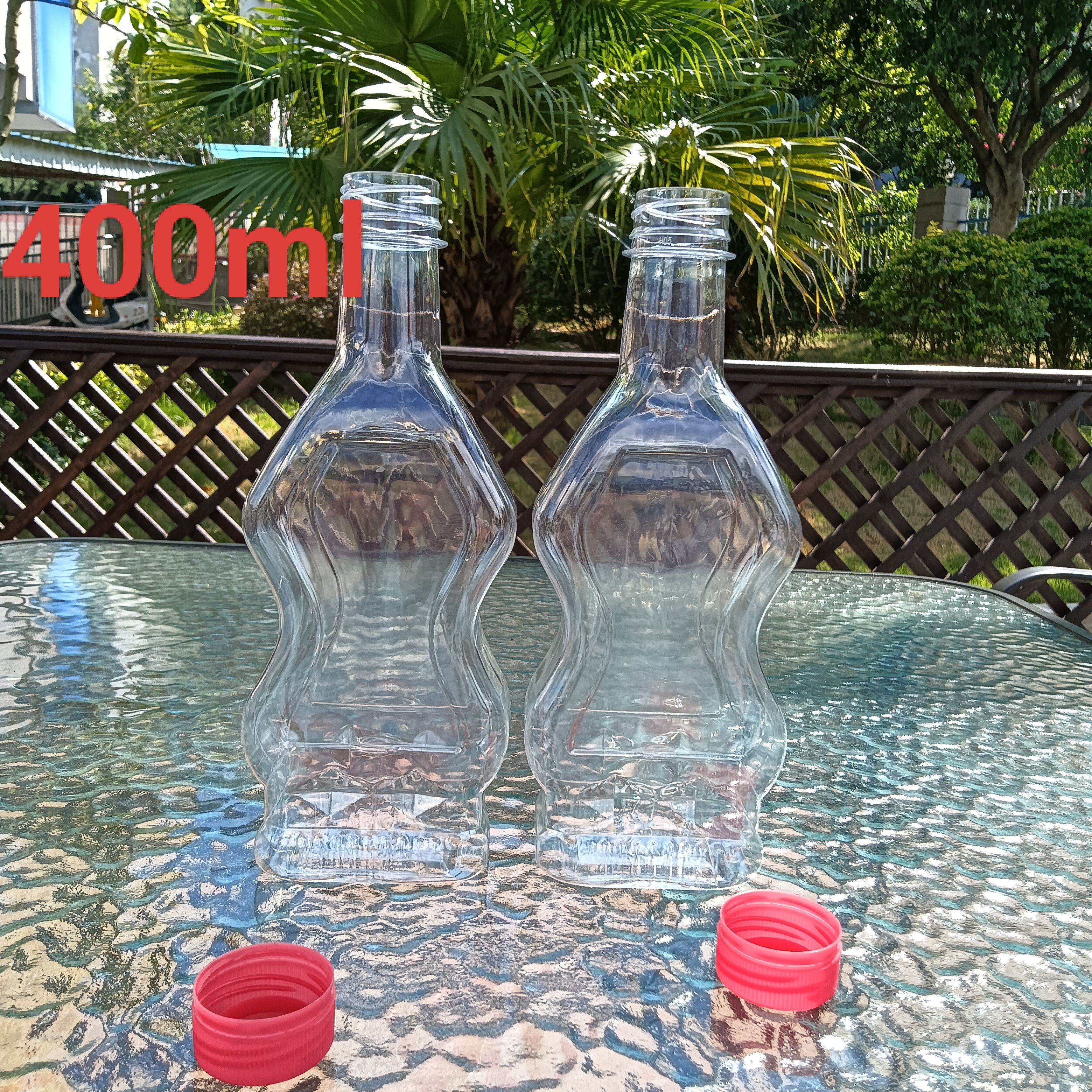花椒油瓶子食品级塑料瓶空瓶带盖子储物瓶透明橄榄油瓶500ml400ml