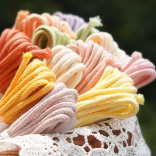 【包芯棉线3.5米装】满49包邮3.5米1扎直径3毫米编手绳做流苏线材