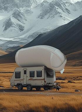 CoolisT顾乐仕天然生物基 梦旅枕记忆绵助眠透气护颈成人旅行枕