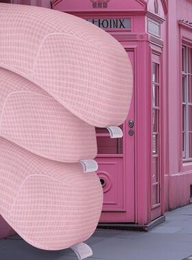 CoolisT顾乐仕天然生物基 粉梦枕记忆绵助眠透气护颈成人枕粉色