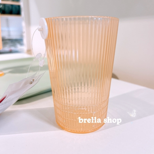 IKEA宜家代购 冷水杯饮料杯冷饮杯果汁杯橙色 卡尔斯尼格塑料水杯