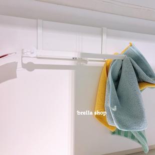 橱柜门后挂架 毛巾架 厨房置物架 伯利克免打孔夹式 IKEA宜家代购