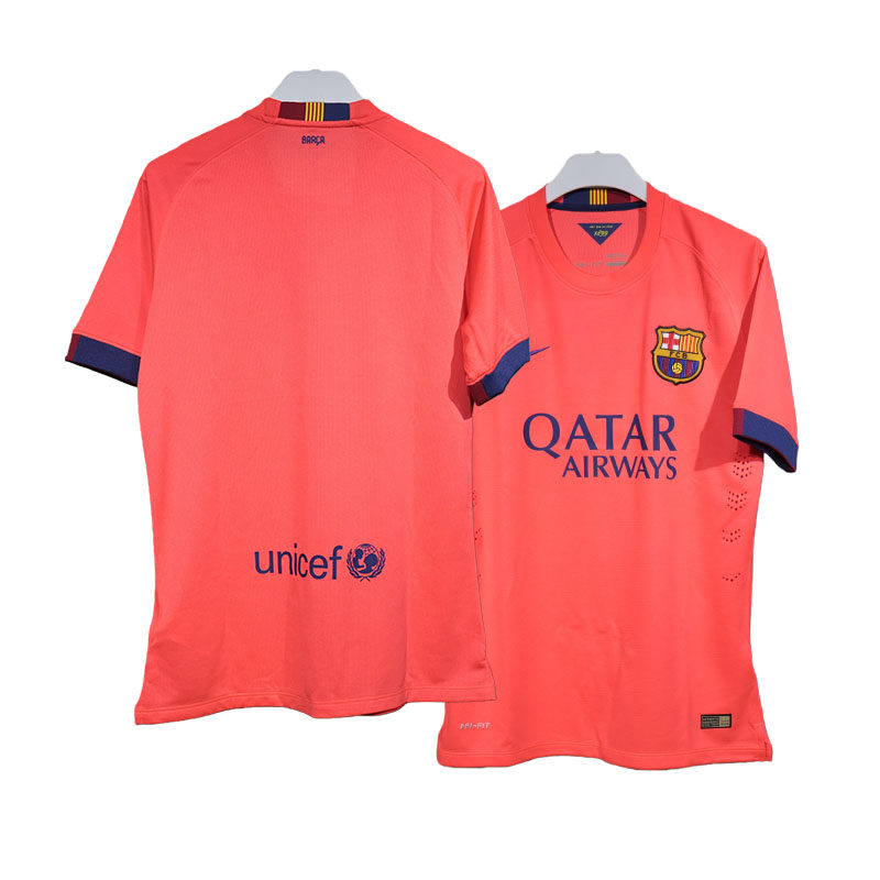 thumbnail for Barcelona 14/15 Season Away Jersey No. 10 Messi/Neymar Retro Sports Short-Sleeved Game Uniform Football Uniform