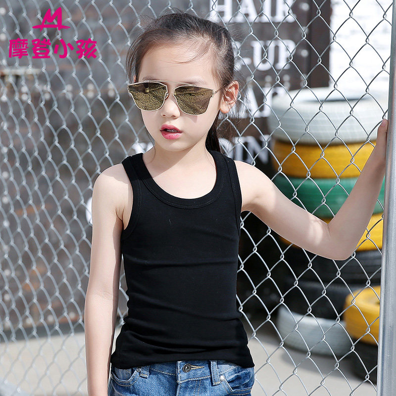 女童背心2026新款夏装无袖T恤女孩T恤小童中大童工字小背心吊带潮,童装/婴儿装/亲子装,背心吊带,淘宝优惠券,粉丝福利购,淘宝优惠卷
