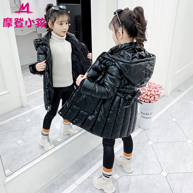 连帽收腰棉衣 纯色时尚保暖