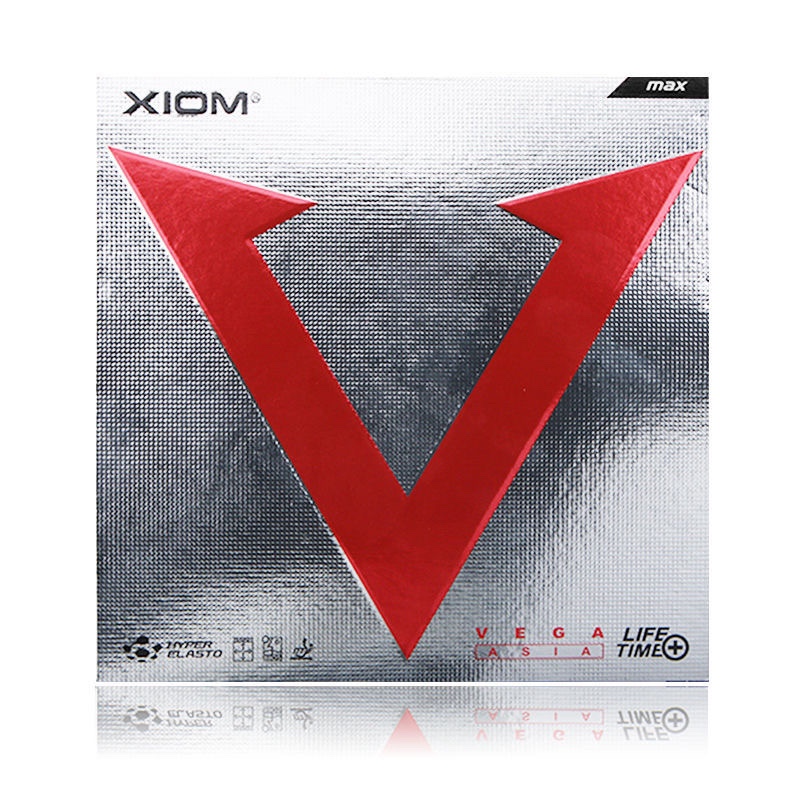 XIOM骄猛红V乒乓球胶皮反胶进口内能VEGA唯佳速度79-009