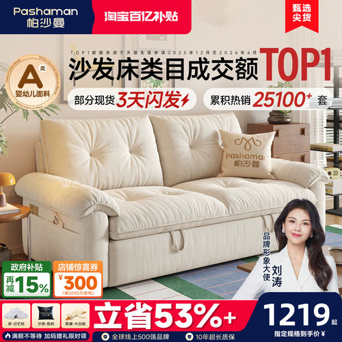 帕沙曼可调节折叠两用沙发床