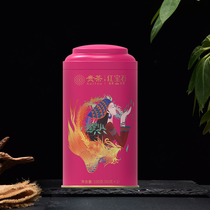 贵州红茶红宝石特级苗罐100克清香过年送人领导长辈礼盒装红茶叶