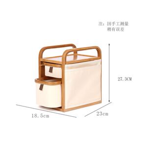 鞋柜上摆的收纳盒放钥匙进门入户杂物整理置物架桌面创意布艺i.