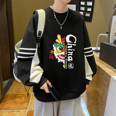 国风卫衣青少年长袖t恤