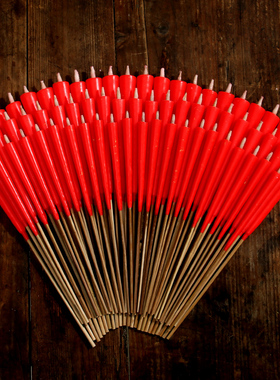 寺院专用小蜡烛拜神竹签红蜡烛白色香烛光供佛家用过年用耐烧无烟