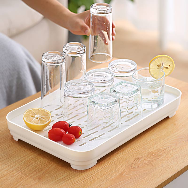 放茶杯玻璃架子收纳双层沥水