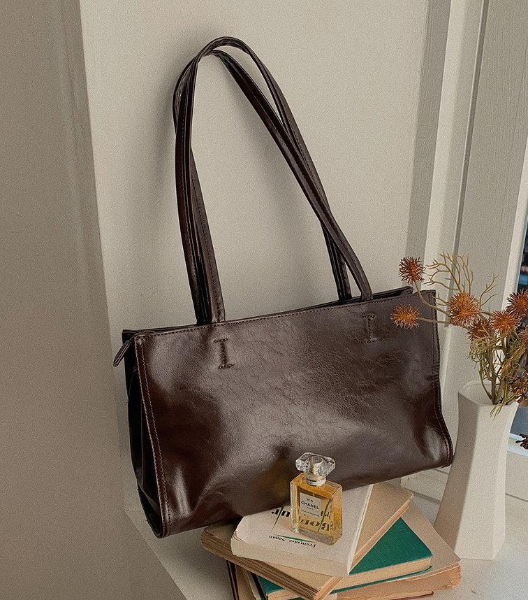 Slowand韩国官网女装代购23冬推荐款简单大方气质百搭女士单肩包