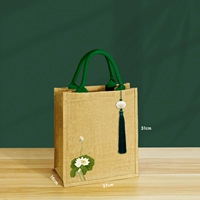 05 Зеленая Вертикальная модель B5+подвеска+белый лотос-пасс 31*27*16