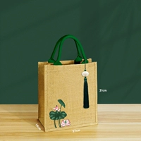 05 Зеленая Вертикальная модель B5+подвеска+зеленый лотос-открытый 31*27*16