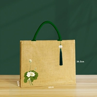 10 Зеленая A3+подвесная борода+белая лотос-анимальная 36,5*46*22