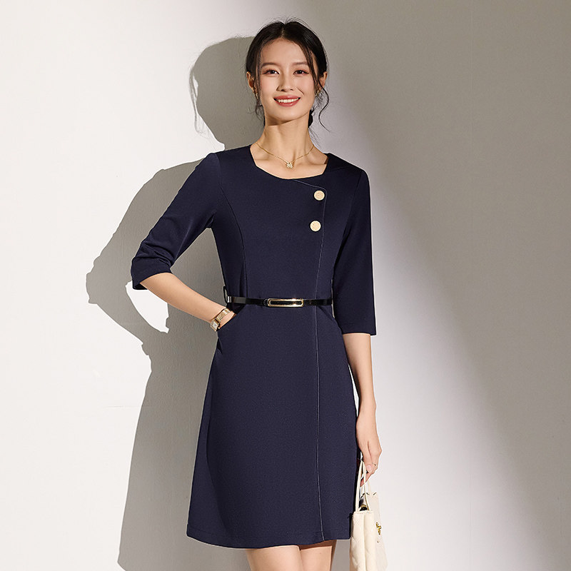 美容院工装裙珠宝店工作服连衣裙